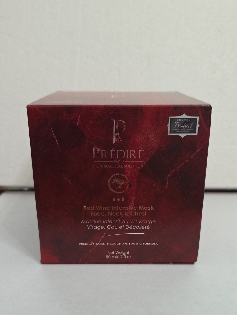 PRÉDIRÉ Red Wine Intensive Mask — Revitalizing Face, Neck & Chest Treatment